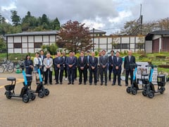 BRJ、世界遺産・明日香村で「安全第一」の観光DXへ。特チャリでオーバーツーリズムに挑む